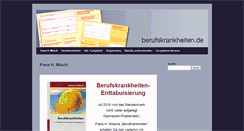 Desktop Screenshot of berufskrankheiten.de
